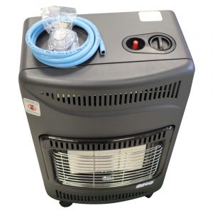 Plinska peč 4,2 kW, cev in regulator